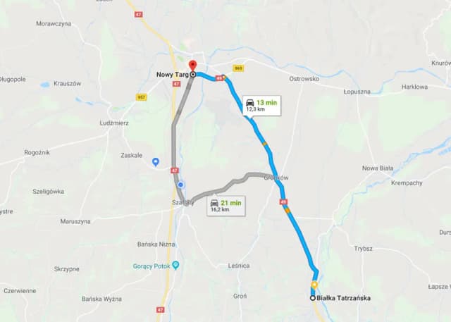 Gdzie leży Białka Tatrzańska? Odkryj jej bliskość do Zakopanego Gdzie leży Białka Tatrzańska? Odkryj jej bliskość do Zakopanego